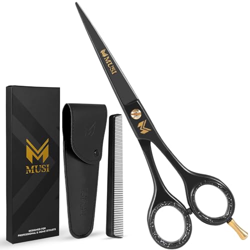 Barber Hair Cutting Scissors 6.5' – 420 Japanese Standard Stainless Steel Hair Scissors –...