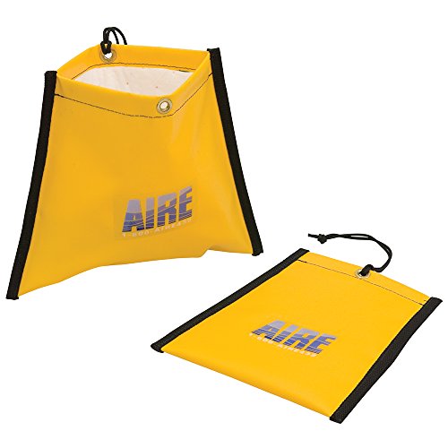 Image of AIRE Industrial Hose Leak Drip Pouch 3 inch to 4 inch, with Absorbent pad, Bright Yellow