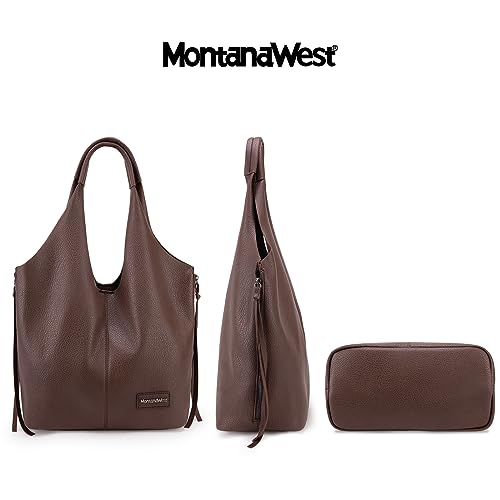 Image of Montana West Slouchy Hobo Bags for Women Soft Designer Shoulder Purses Ladies Top Handle Handbag