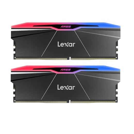 Lexar RGB DDR5 RAM 32 GB Kit (2x16GB) 6000 MHz CL28, 288-Pin-UDIMM Desktop Speicher/PC Gaming Computerspeicher für Intel XMP 3.0/Empowered by SK Hynix/CL28-36-36-68/1.4V