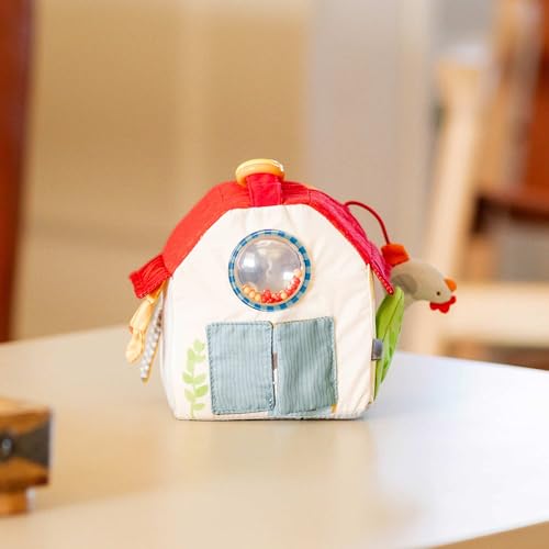 HABA 306383 - Spielwürfel Bauernhof, Multifunktionsspielzeug ab 6 Monaten