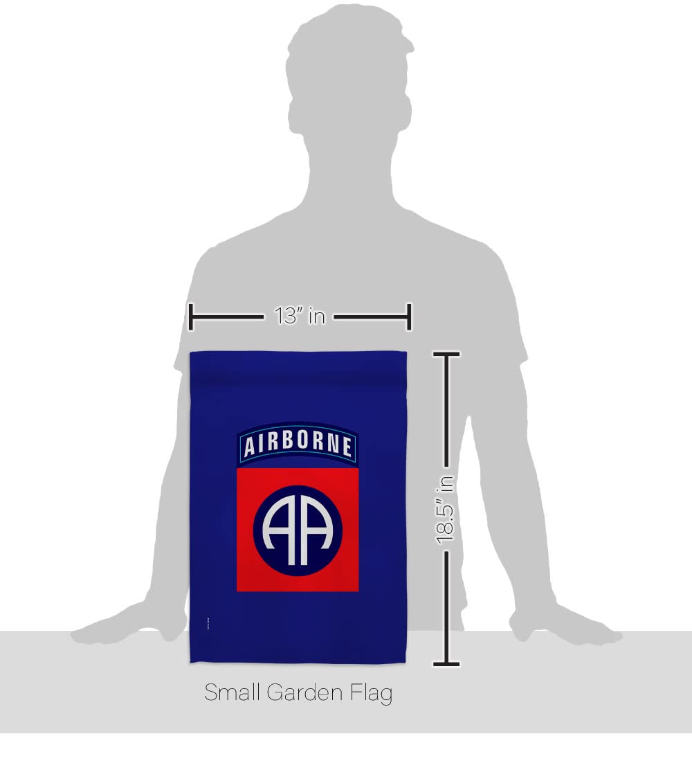 US military U.S. Army 82nd Airborne Division Flag Armed Forces Double-Sided Lawn Decoration Gift House Garden Yard Banner United State American Military Veteran - Image 2