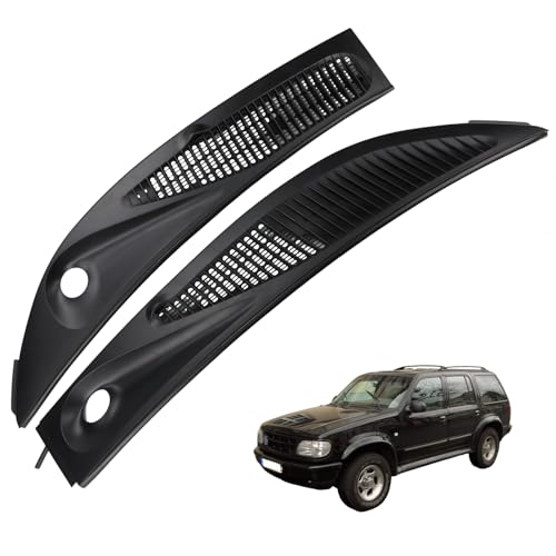Windshield Wiper Cowl Cover Panel Grille Compatible with Ford Explorer Mercury Mountaineer 1995 1996 1997 1998 1999 2000 2001 2002 2003 2004 2005