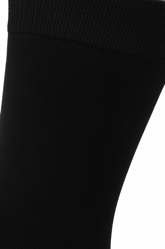 Image of Wens Plain Dark Socks for Girls, Boys, Kids & Men of All Ages (Pack of 3) | Heavy Elastic, Streachable & Comfortable Fit