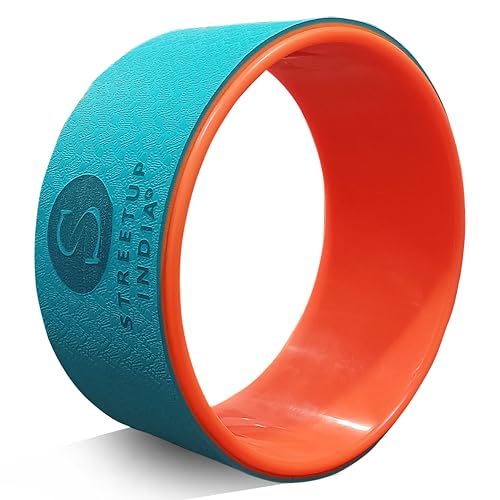 Image of Streetup India Yoga Wheel for Stretching, Exercise, Back Bends, Workout for Unisex With High Density Strong Foam Sweat Resistant (Sea Green)