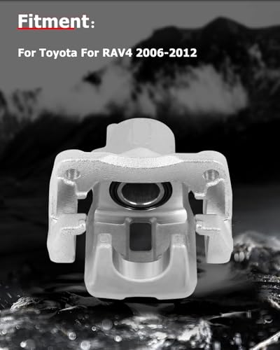 Image of cciyu 19B3193 19B3192 Rear Left & Right Brake Calipers With Bracket For Toyota For RAV4 2006-2012