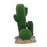 MOTHNUR 爬虫類タンク用 樹脂製仙人柱オーナメント 耐久性と自然な質感のテラリウム装飾 飼育環境に彩りを加える な登攀スポット付き