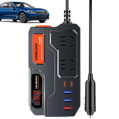 Onduleur de voiture pour charger un ordinateur portable et résoudre le manque de prise 220V