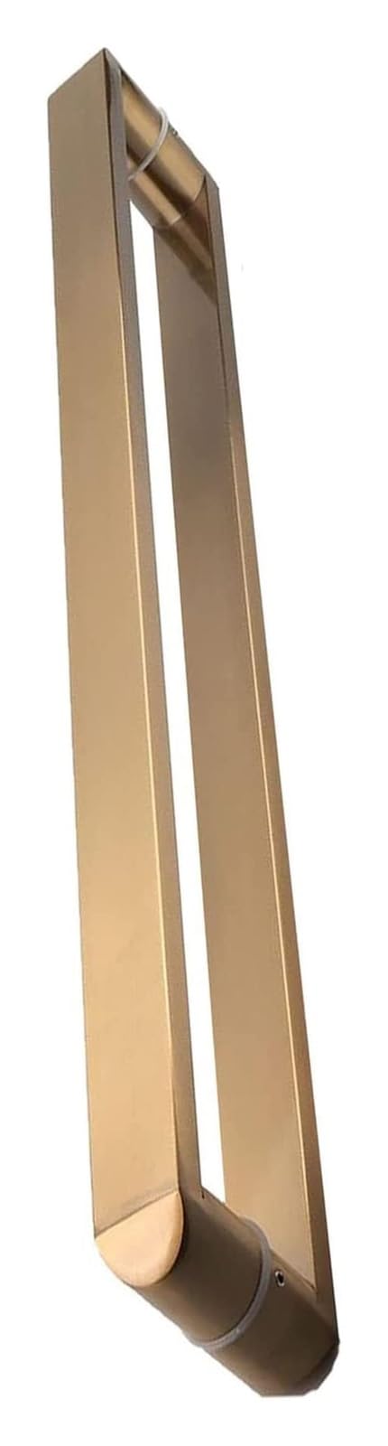 BHGFYXBS Push Pull Door Handle Commercial Stainless Steel Push Pull Door Handle/Barn Door Pull Handle/Glass Pulls, Full Brushed Stainless Steel Finish,Gold-104Cm(41In),Gold-104cm(41in)