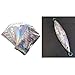 Rooyar 18Pcs Reflective Fishes Scale Stickers Holographics Adhesive Film Flashing Lure Tape Hard Baits Lure Stickers for Lure