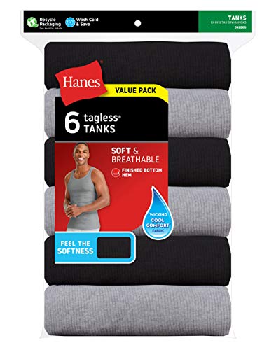Image of Hanes Men's 3-Pack A-Shirt