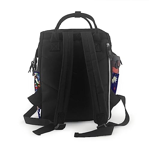 Sac à dos ordinateur portable grande capacité à couches zipper - 3