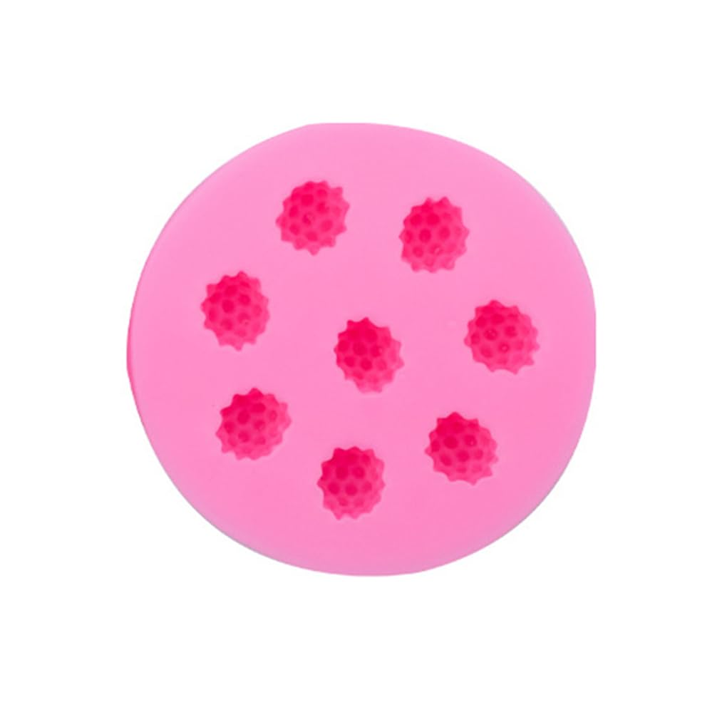 Juego de 10 moldes de silicona para chocolate, portátiles, de repuesto, con forma de fruta, para pasteles, galletas, pastelería, hogar, panadería, frambuesa