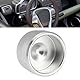 YINETTECH 2X Silber Zifferblatt Lampe Schalter Abdeckung 20x18x13mm Kompatibel mit Mercedes Smart Fortwo 451 2009-2014