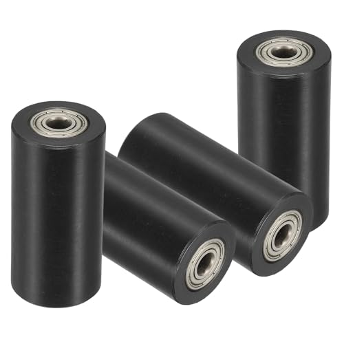 Rueda guía plana para rieles de puertas correderas rodillo POM 6x24mm