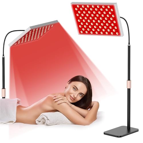Image of Bequest Red Light Therapy for Body,Infrared Panel with Stand, Deed Light and Near Infrared LED Lamp Full Body Therapy Device at Home for Face.
