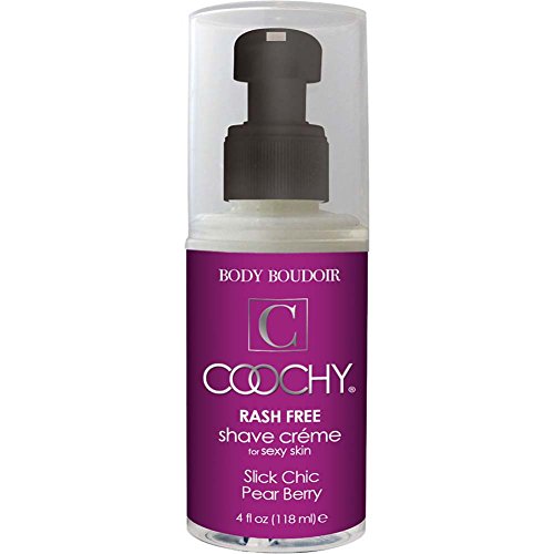Coochy body rashfree shave creme - 4 oz pear berry