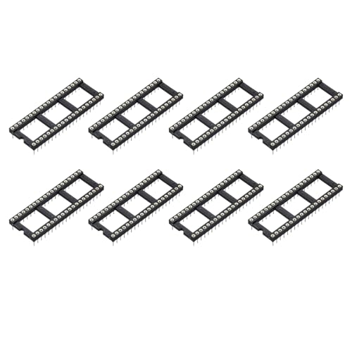 Douille DIP IC 40 broches rondes haute précision MECCANIXITY pour montage de carte électronique