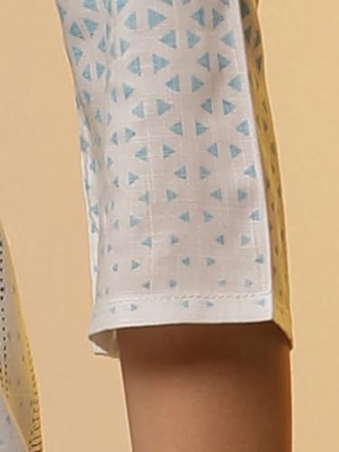 Image of Aurelia Women Straight Viscose Kurta Set with Palazzos & Dupatta