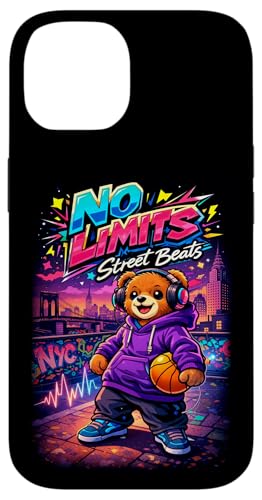 No Limits Street Beats New York Teddy Bear Street Basketball �X�}�z�P�[�X iPhone 14 �p