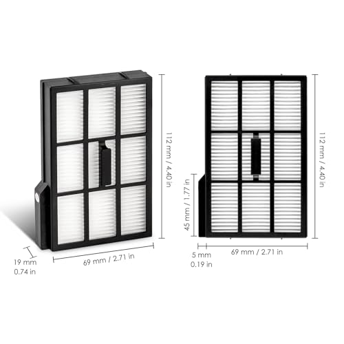 Image of (3 Pack) Omni E28 Replacement HEPA Filters Compatible with Eufy Omni E28 / Omni E25 Robot Vacuum, Upright Filter, Canister Filters, Vacuum Filters, Accessories Kit