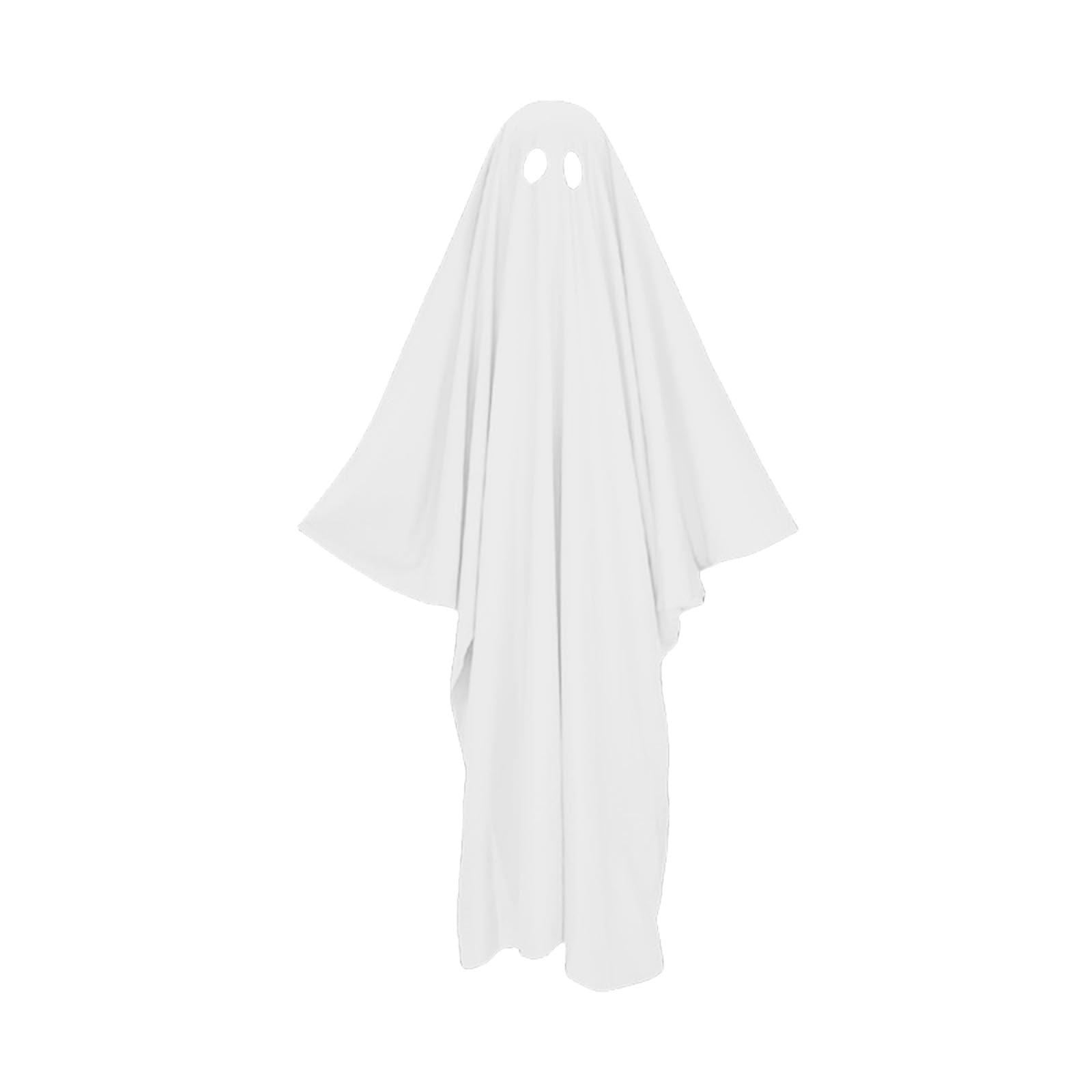 Tsophreniq White Halloween Specters Costume Cloaks For Adults Kids Adjustable Eerie Parties Outfit Polyester Cotton Materials Adjustable Specters Capes For Kids