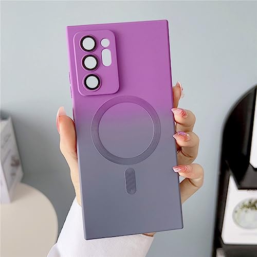 Housse Samsung S23 Ultra gradient magnétique de luxe au toucher mat soyeux