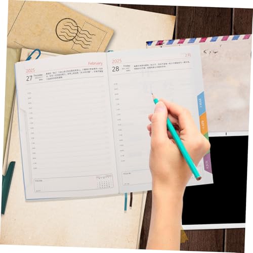 Carnet de notes rigide en PU robuste de qualité supérieure pour planification quotidienne