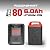 PowerSmart 80V 21" Single Stage Cordless Snow Blower, 6.0Ah Battery & Charger Included (HB2802A)