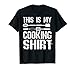 This Is My Cooking Shirt Cool Cook Chef Receta Libro de Hornear Camiseta