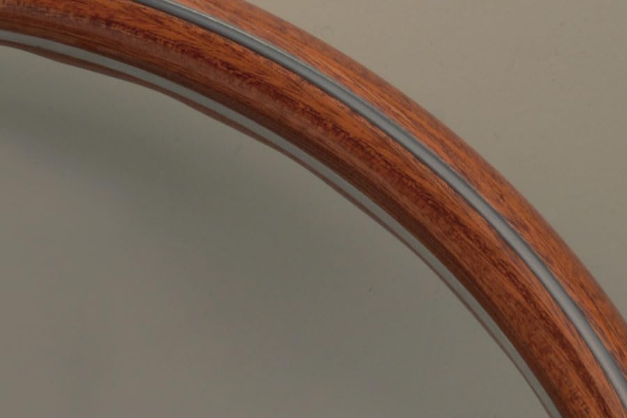 Nardi Steering Wheel - Classic - 390 mm (15.35 inches) - Wood with Polished Spokes - Part # 5061.39.3000