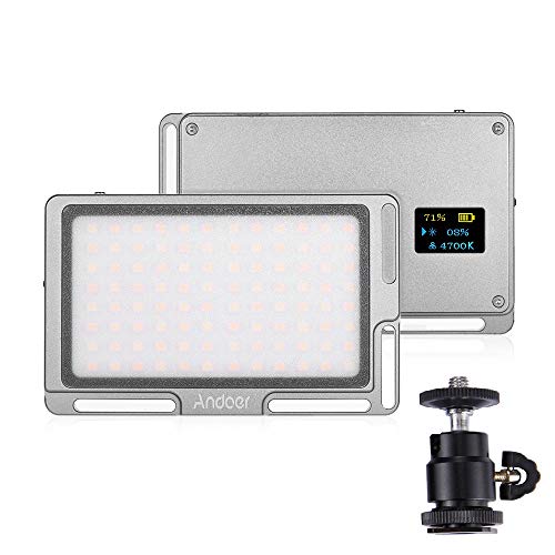 Amazon | 超薄型 LED ビデオライト 充電式 写真 フィルライト