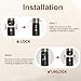 Rotating Hair Dryer Brush,3 in 1 Rotating Hot Air Brush with Detachable Brush(2