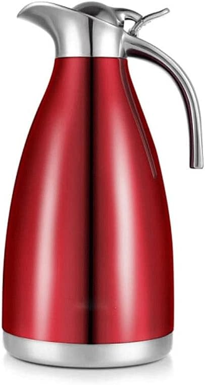 HBJWOV Vacuum Insulated Jug Thermal Carafe Stainless Steel Wall Insulation Pot for Coffee Juice Milk Tea Beverages