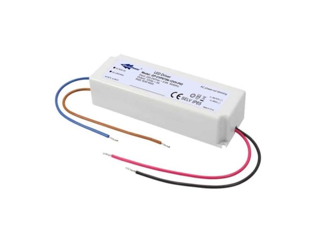 Alimentation LED Triac 12V 5A sans scintillement intensité variable - 2