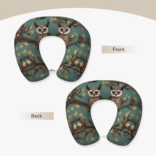 Almohada cervical de espuma viscoelástica para viaje miniatura 3