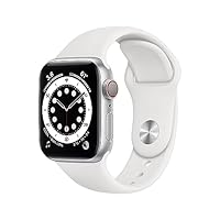 Apple Watch Series 6 (GPS + Cellular, 40 mm) Cassa in alluminio color argento con Cinturino Sport...