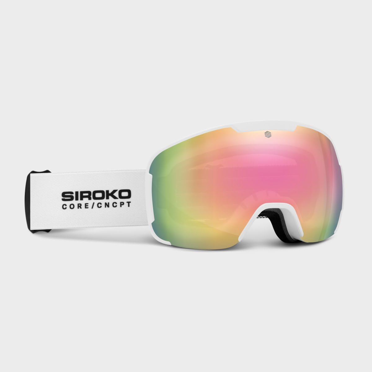 SIROKO Gafas de sol para esquí y snowboard esquí y nieve G-CORE Willow Blanco