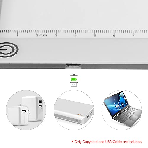 Staright Caixa de Luz A4 Tracer de Desenho de Cópia Pad 5mm Brilho Ultra-Fino Dimmable com Cabo de A