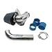 BBK 1557 Cold Air Intake System - Power Plus Series Performance Kit For Ford Mustang 5.0L - Fenderwell Style - Chrome Finish