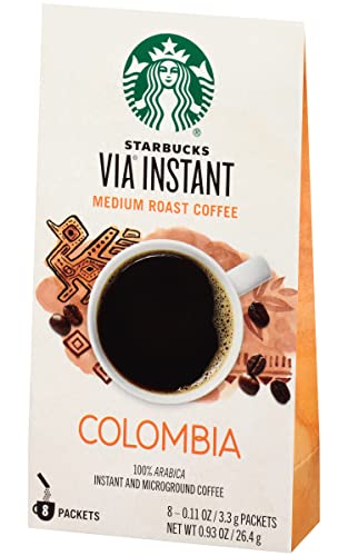 Image of Starbucks Coffee Company Starbucks VIA Instant Coffee, Colombia, 8 ct (pack of 4)