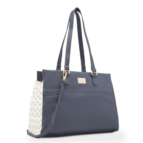 Image of Caprese Shane Satchel Bag, Large | Sleek Solid Designed Shoulder Bag for Women with Adjustable Sling Strap | Easy Back Access Pocket & Spacious | Perfect for College & Office Use
