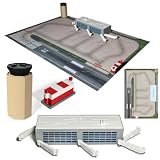 Airport Playset with Play Mat, Terminal, and Control Tower for Airplane Toys, Aviation Gift for Kids 8+ and Collectors