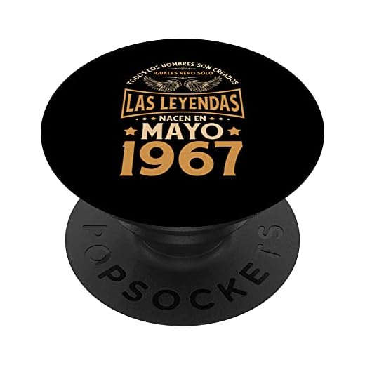 Cumpleaños Hombre Regalos Las Leyendas Mayo 1967 PopSockets PopGrip Intercambiable