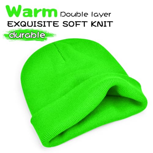 Image of ZOORON Beanie for Men Women Warm Winter Hat Unisex Soft Knit Cuffed Beanie | Skull Cap, Secure fit, Suits Daily Wear, Windproof, Essential Gear for Winter Jogging & Outdoor Sports