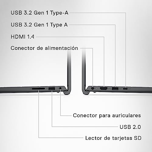 Dell Inspiron 3525 Laptop - 15.6-Inch FHD (1920x1080) 120Hz Display, AMD Ryzen 5 5500U Processor, 8GB DDR4 RAM, 512GB SSD, Intel Wi-Fi 6, Windows 11 Home - Carbon Black