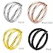 LOVEBODYJEWELRY 18G 8mm Silver Hinge Triple Hoop Nose Ring 316L Surgical Steel Segment Rings Seamless Hinged Cartilage Helix Rook Tragus Conch Clicker Ear Earring Piercing Lip Ring