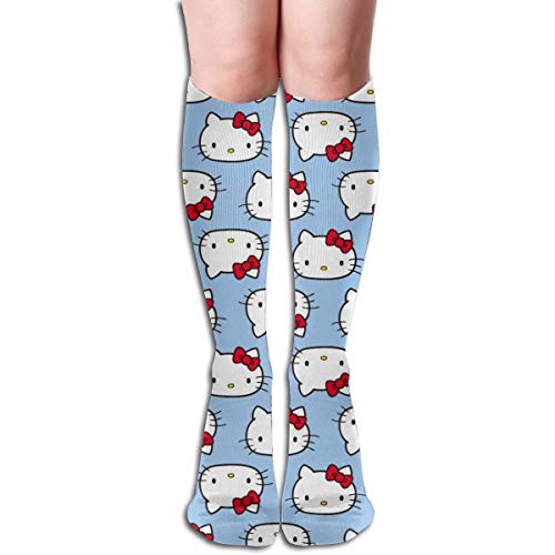 Women'S Casual Knee High Socks,Hello Kitty Novelty Fashion Soft Cotton Socks