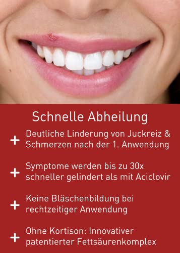 N1 Lippenherpes Creme zur Behandlung von Lippenherpes