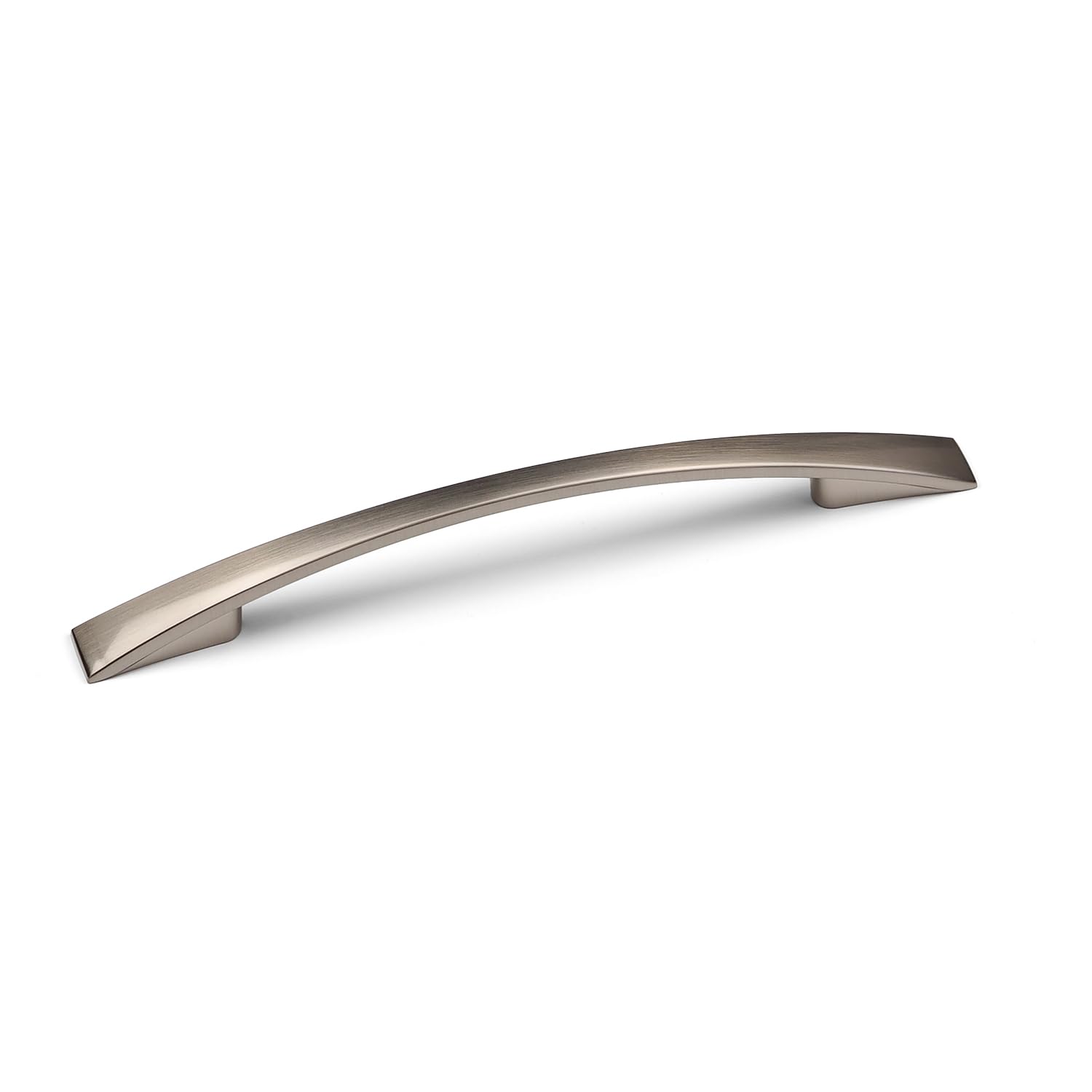 Brushed Nickel Cabinet Bow Handle 128Mm Hole Centres 5056767300186